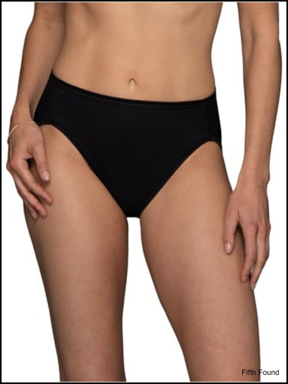 Vanity Fair Womens High Cut Brief Panties Silky Stretch Satin Trim Cotton Liner